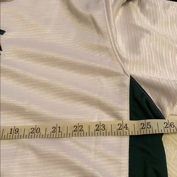 Chillwear XL white polo with MSU Spartan logo - Picture 7 of 8
